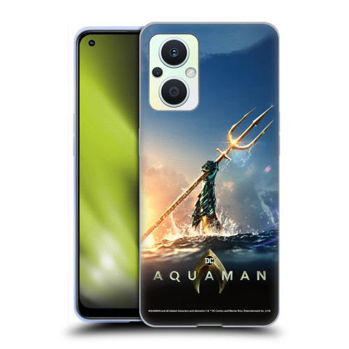 Aquaman Movie Posters Trident of Atlan Soft Gel Case for OPPO Reno8 Lite