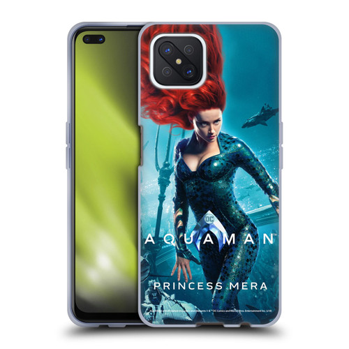 Aquaman Movie Posters Princess Mera Soft Gel Case for OPPO Reno4 Z 5G