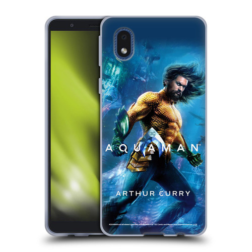 Aquaman Movie Posters Arthur Curry Soft Gel Case for Samsung Galaxy A01 Core (2020)