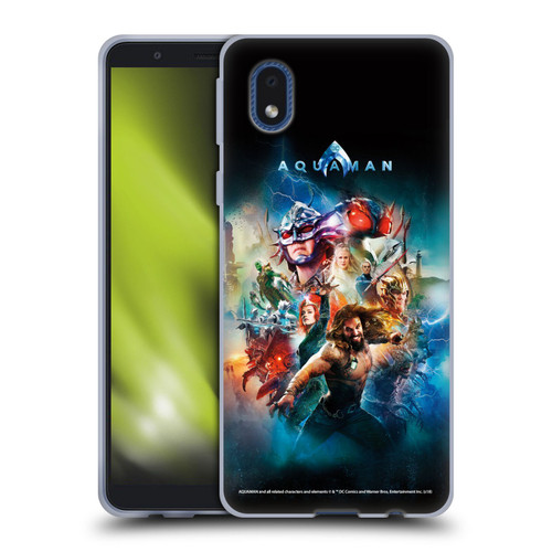 Aquaman Movie Posters Kingdom United Soft Gel Case for Samsung Galaxy A01 Core (2020)