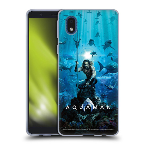 Aquaman Movie Posters Marine Telepathy Soft Gel Case for Samsung Galaxy A01 Core (2020)
