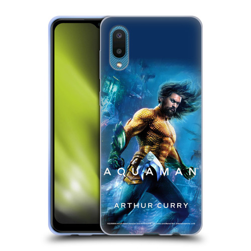 Aquaman Movie Posters Arthur Curry Soft Gel Case for Samsung Galaxy A02/M02 (2021)