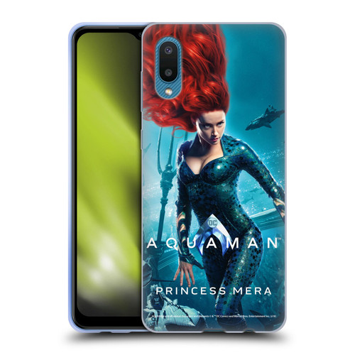Aquaman Movie Posters Princess Mera Soft Gel Case for Samsung Galaxy A02/M02 (2021)