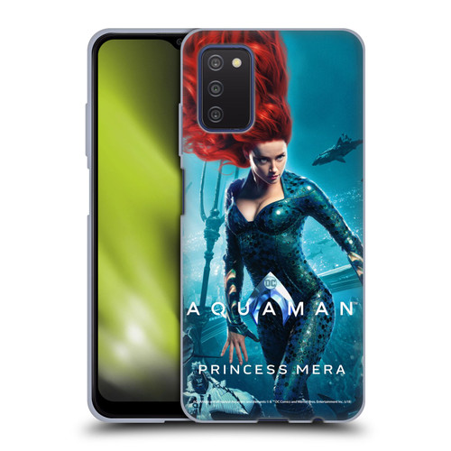 Aquaman Movie Posters Princess Mera Soft Gel Case for Samsung Galaxy A03s (2021)