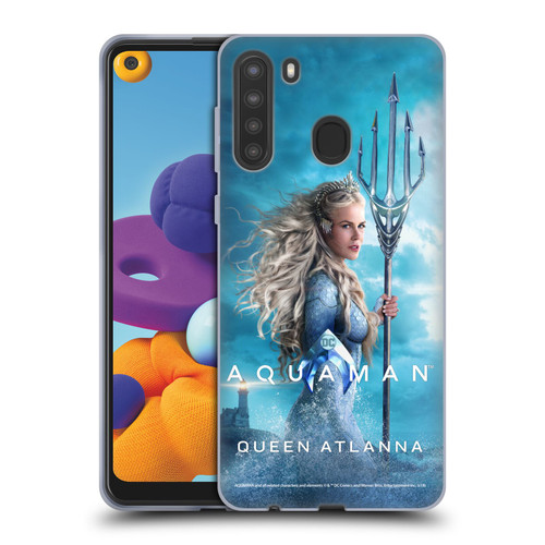 Aquaman Movie Posters Queen Atlanna Soft Gel Case for Samsung Galaxy A21 (2020)