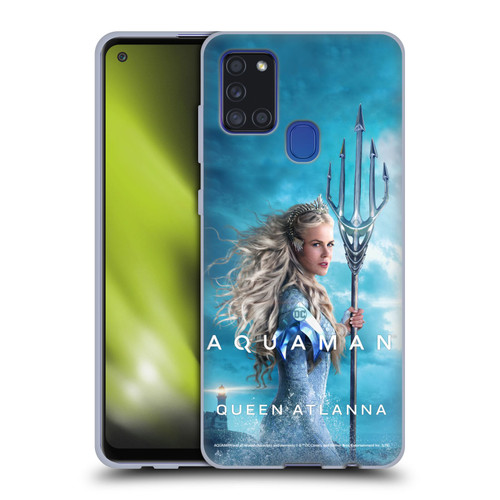 Aquaman Movie Posters Queen Atlanna Soft Gel Case for Samsung Galaxy A21s (2020)
