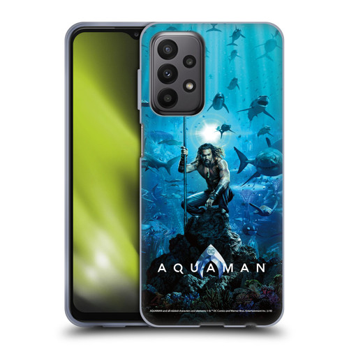 Aquaman Movie Posters Marine Telepathy Soft Gel Case for Samsung Galaxy A23 / 5G (2022)