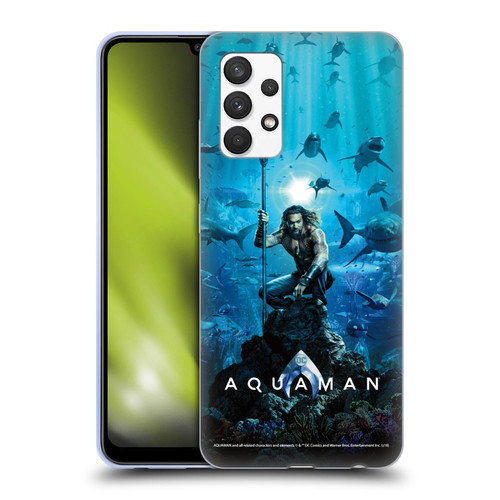 Aquaman Movie Posters Marine Telepathy Soft Gel Case for Samsung Galaxy A32 (2021)