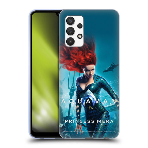 Aquaman Movie Posters Princess Mera Soft Gel Case for Samsung Galaxy A32 (2021)