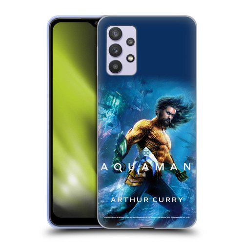Aquaman Movie Posters Arthur Curry Soft Gel Case for Samsung Galaxy A32 5G / M32 5G (2021)