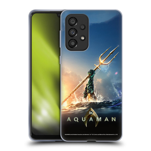 Aquaman Movie Posters Trident of Atlan Soft Gel Case for Samsung Galaxy A33 5G (2022)