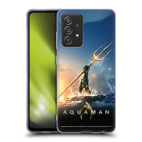 Aquaman Movie Posters Trident of Atlan Soft Gel Case for Samsung Galaxy A52 / A52s / 5G (2021)