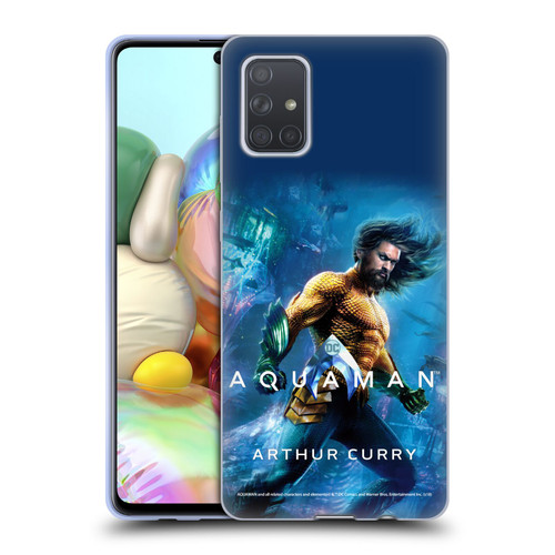 Aquaman Movie Posters Arthur Curry Soft Gel Case for Samsung Galaxy A71 (2019)
