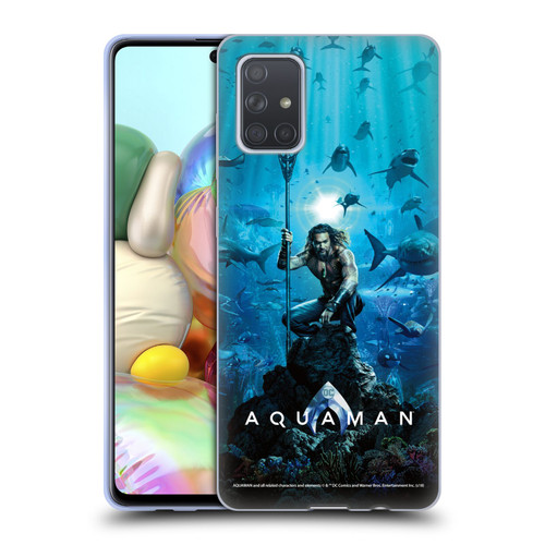 Aquaman Movie Posters Marine Telepathy Soft Gel Case for Samsung Galaxy A71 (2019)