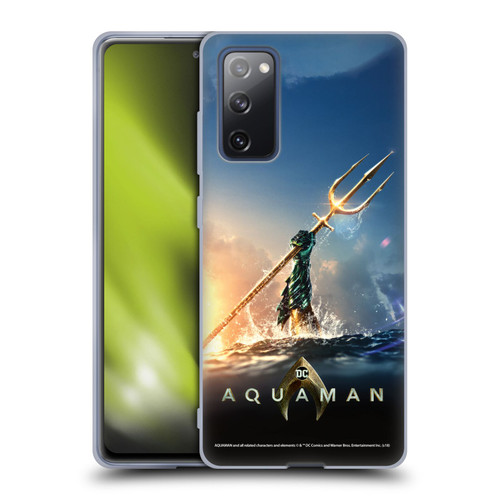 Aquaman Movie Posters Trident of Atlan Soft Gel Case for Samsung Galaxy S20 FE / 5G