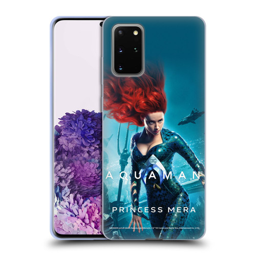 Aquaman Movie Posters Princess Mera Soft Gel Case for Samsung Galaxy S20+ / S20+ 5G