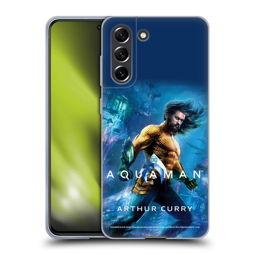Aquaman Movie Posters Arthur Curry Soft Gel Case for Samsung Galaxy S21 FE 5G