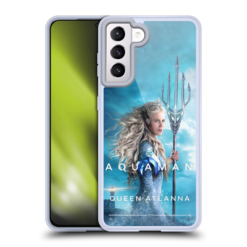 Aquaman Movie Posters Queen Atlanna Soft Gel Case for Samsung Galaxy S21 5G