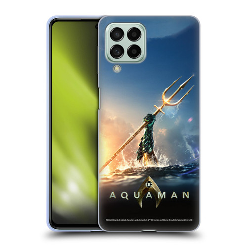 Aquaman Movie Posters Trident of Atlan Soft Gel Case for Samsung Galaxy M53 (2022)