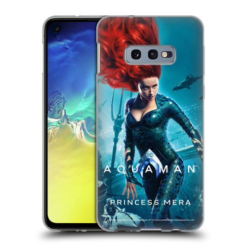 Aquaman Movie Posters Princess Mera Soft Gel Case for Samsung Galaxy S10e