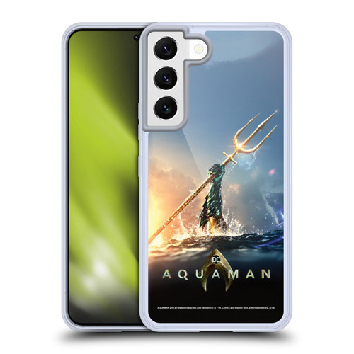 Aquaman Movie Posters Trident of Atlan Soft Gel Case for Samsung Galaxy S22 5G