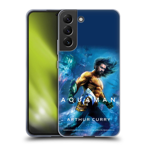 Aquaman Movie Posters Arthur Curry Soft Gel Case for Samsung Galaxy S22+ 5G