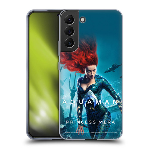 Aquaman Movie Posters Princess Mera Soft Gel Case for Samsung Galaxy S22+ 5G