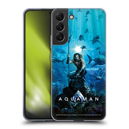 Aquaman Movie Posters Marine Telepathy Soft Gel Case for Samsung Galaxy S22+ 5G