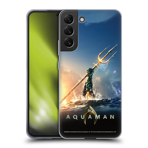 Aquaman Movie Posters Trident of Atlan Soft Gel Case for Samsung Galaxy S22+ 5G