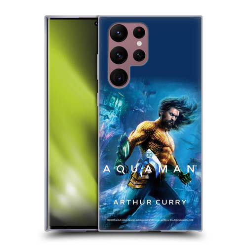 Aquaman Movie Posters Arthur Curry Soft Gel Case for Samsung Galaxy S22 Ultra 5G