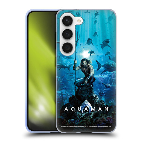 Aquaman Movie Posters Marine Telepathy Soft Gel Case for Samsung Galaxy S23 5G