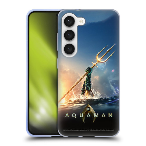 Aquaman Movie Posters Trident of Atlan Soft Gel Case for Samsung Galaxy S23 5G