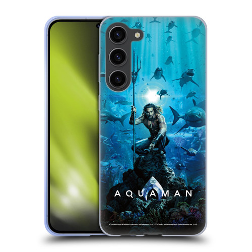Aquaman Movie Posters Marine Telepathy Soft Gel Case for Samsung Galaxy S23+ 5G