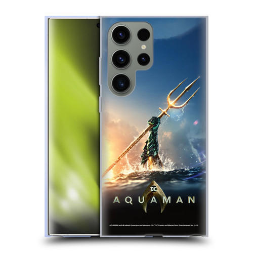 Aquaman Movie Posters Trident of Atlan Soft Gel Case for Samsung Galaxy S23 Ultra 5G