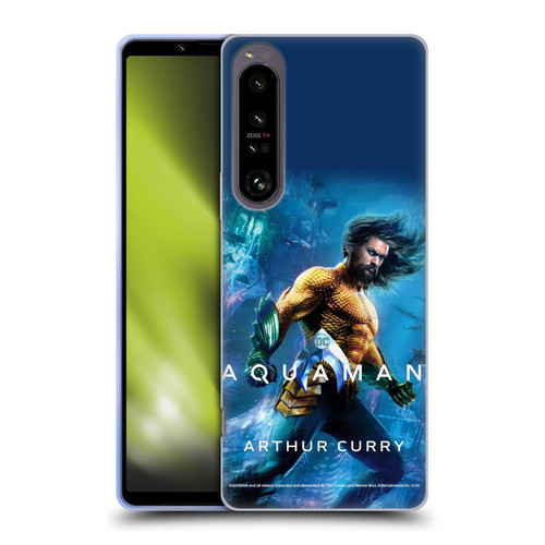 Aquaman Movie Posters Arthur Curry Soft Gel Case for Sony Xperia 1 IV