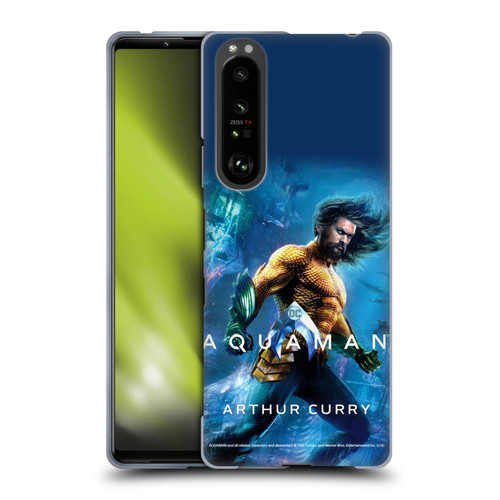 Aquaman Movie Posters Arthur Curry Soft Gel Case for Sony Xperia 1 III