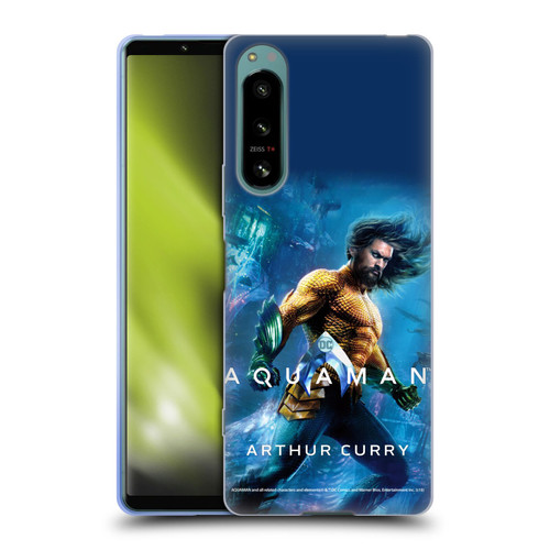 Aquaman Movie Posters Arthur Curry Soft Gel Case for Sony Xperia 5 IV