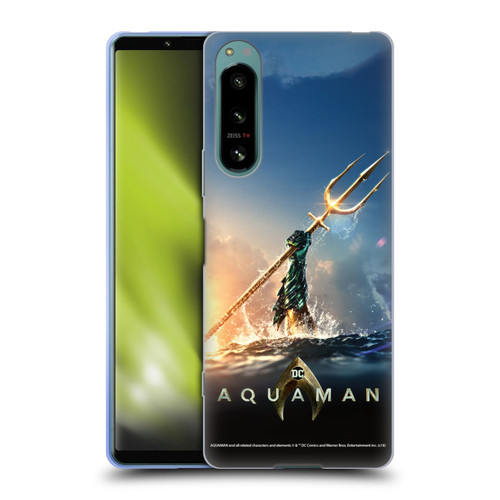 Aquaman Movie Posters Trident of Atlan Soft Gel Case for Sony Xperia 5 IV