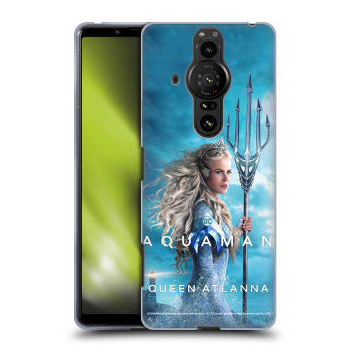 Aquaman Movie Posters Queen Atlanna Soft Gel Case for Sony Xperia Pro-I