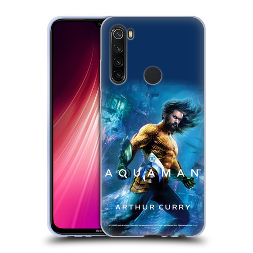 Aquaman Movie Posters Arthur Curry Soft Gel Case for Xiaomi Redmi Note 8T