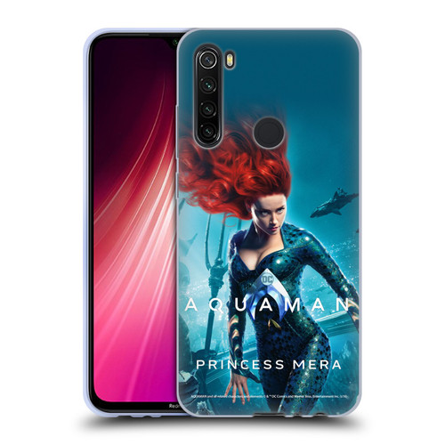 Aquaman Movie Posters Princess Mera Soft Gel Case for Xiaomi Redmi Note 8T