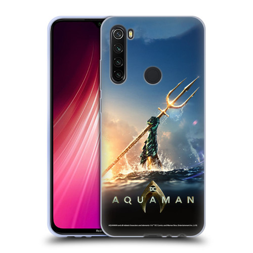 Aquaman Movie Posters Trident of Atlan Soft Gel Case for Xiaomi Redmi Note 8T
