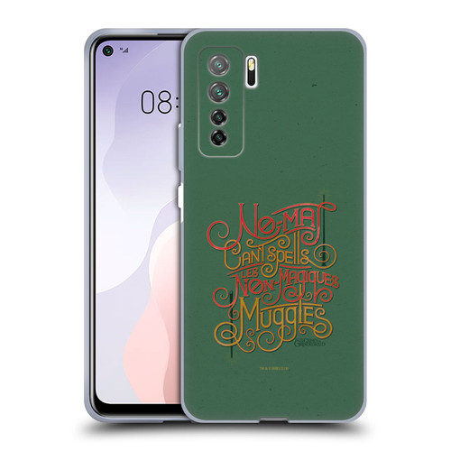 Fantastic Beasts The Crimes Of Grindelwald Art Nouveau Muggles Soft Gel Case for Huawei Nova 7 SE/P40 Lite 5G