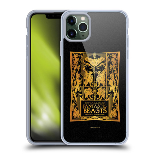Fantastic Beasts The Crimes Of Grindelwald Art Nouveau Book Cover Soft Gel Case for Apple iPhone 11 Pro Max