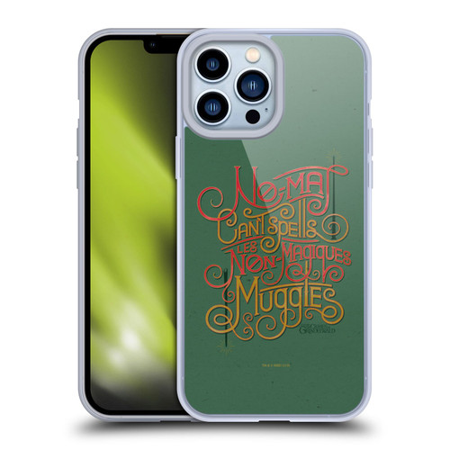 Fantastic Beasts The Crimes Of Grindelwald Art Nouveau Muggles Soft Gel Case for Apple iPhone 13 Pro Max