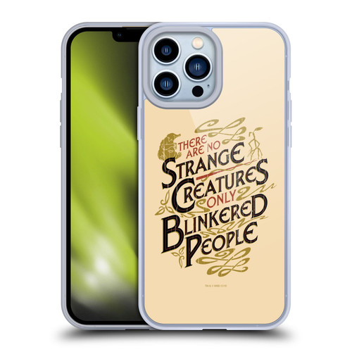 Fantastic Beasts The Crimes Of Grindelwald Art Nouveau Strange Creatures Soft Gel Case for Apple iPhone 13 Pro Max