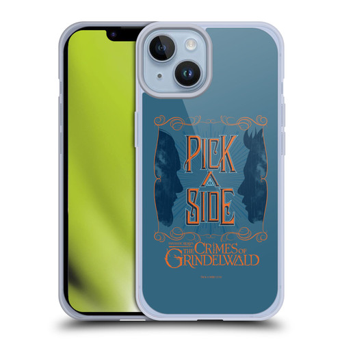 Fantastic Beasts The Crimes Of Grindelwald Art Nouveau Pick A Side Soft Gel Case for Apple iPhone 14