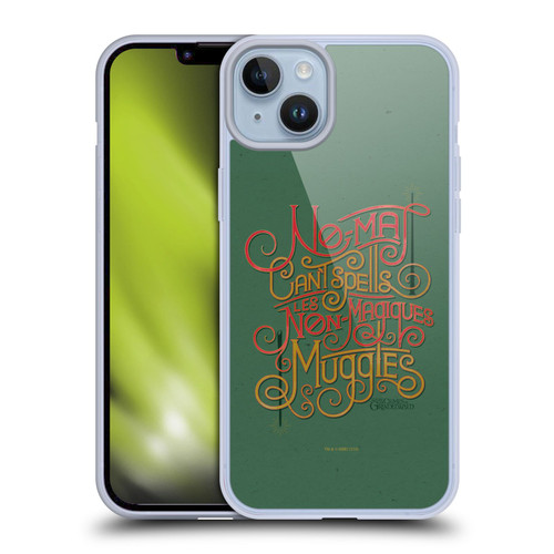Fantastic Beasts The Crimes Of Grindelwald Art Nouveau Muggles Soft Gel Case for Apple iPhone 14 Plus