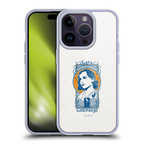 Fantastic Beasts The Crimes Of Grindelwald Art Nouveau Leta Lestrange Soft Gel Case for Apple iPhone 14 Pro