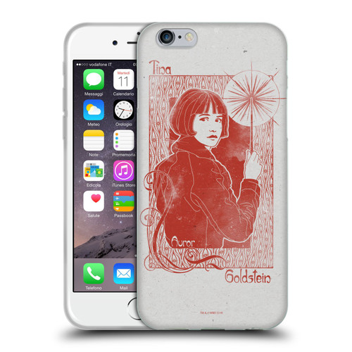 Fantastic Beasts The Crimes Of Grindelwald Art Nouveau Tina Goldstein Soft Gel Case for Apple iPhone 6 / iPhone 6s